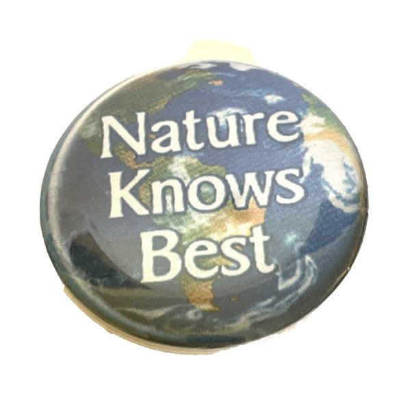 2 Inch Button Pin Accessories | Nature Knows Best 2 Inch Button Pin Back Backpack Lapel ...
